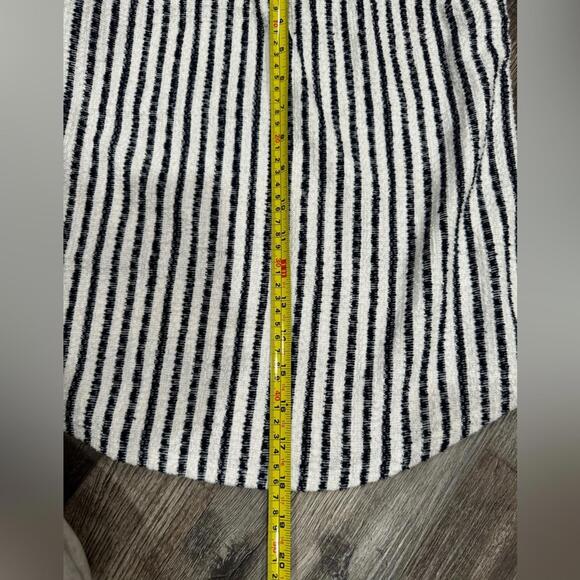 Lucky Brand Navy & White Striped Square Neck Sleeveless Tank Top- Size Medium - Picture 9 of 9